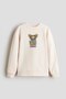 Pamuklu ve Baskılı Sweatshirt