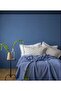 طقم Apricitas Home Tek Kişilik Miles Blue Pike مع ملاءة مطاطية