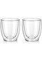 Msa Shop Needd Double Layer Glass Cup Set of 2 250 ml |   Borosilicate Double Wall Heat Insulated Chef's Pot