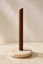 Travertine & Acacia Paper Towel Holder