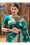 Bottle Green Banarasi Silk Saree - KTZ1001 | Bottle Green - 3