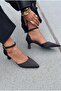 Arlin Black Satin Women's Stiletto - 3