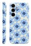 Samsung S25 Fe Blue Bloom Protect Slim Glossy Full Cover Print Camera Protected Phone Case