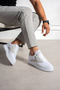 Men's Sneaker Knitwear Daily Light Sole Lace-Up Sports Shoes 409 - 2