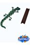 Interactive Cat Play Wand with Jointed Lizard Figure - 4
