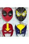 18 Pieces Superhero Concept Paper Party Mask Superhero Birthday Decoration - 3