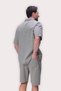 Men's Çağla Linen Shirt and Shorts Set – Oversize Comfortable Fit 2-Piece Summer Casual Combination - 3