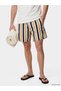 Lcw Swimwear Yellow Short Length Striped Men's Swim Shorts - 2