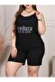100% Cotton Organic Summer Women's Strappy Plus Size Pajama Set