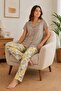 Women's Cotton Buttoned Short Sleeve Pajama Set - 6