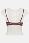 Women 3 Pieces Lace Padded Push Up Bra, Multicolor - 6