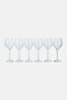 6 Pieces White Wine Glasses 260ml, White - 2