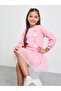 Girls Jacquard Flower Patch Tulle Dress - 2