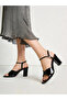 Black Patent Strappy Sandals - 7