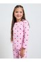 Girls Cotton Heart Print T-Shirt and Pyjama Set - 2