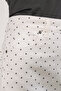 Women's Polka Dot Mini Denim Skirt 8086 - White - 6