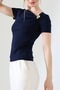 Women's Sandy Buckle Draped Blouse - 5