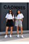 2-Piece Shorts for Women (Black-Grey) Summer Shorts Anti-Sweat