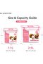 Plastic Food Storage Container Set, 2 PC with Locking Lids, 1.1L + 2.5L, Leakproof Containers - 2