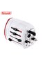 Wholesale International Travel USB Adapter Australia UK EU Plug Universal Power Plug All-in-One 10A ABS SDK - 3