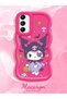 Samsung Galaxy A24 Compatible Case Camera Protector Red Silicone Couple Phone Case Cartoon Pattern - 2