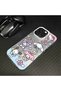 Samsung Galaxy A51 Compatible Silicone Edge Hard Back Case Couple Phone Case with Cartoon Pattern - 7
