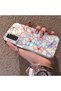 Samsung Galaxy S20 Fe Compatible Silicone Edge Hard Back Case Couple Phone Case with Floral Pattern - 2