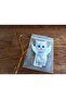 Cute White Cat with Angel Wings Car Interior Rearview Mirror Ornament Auto Accessory - 2
