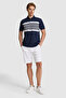 Men's Navy Blue Regular Fit Polo Neck T-Shirt 50322392-Vr033 - 4