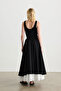 Black Skirt with Embroidery Details - 6