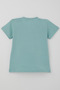Boy's Short Sleeve T-Shirt Dinosaur Adventure 1.5-5 Years, Water Green - 2