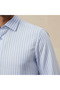 Men Slim Fit Collared Striped Long Sleeves Shirt - 4