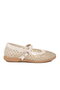White Lightweight Orthopedic Girls' Ballerinas 26A49 F