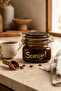 Amber Glass Jar with Locking Lid 500 ml |   Airtight Silicone Sealed Storage Jar - 6