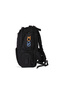 Adventure Black Travel Backpack with Laptop Compartment and Rain Cover - 3