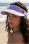 Women's Wide Brim UV Protection Adjustable Visor Hat - 5
