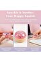 Simulation Glitter Dumpling Fidget Toy, Soft Squeeze Squishy Toy with Steamer Box, Anti Anxiety Sensory Toy, Cute Home Table Decor, Novelty Birthday Daily Gifts for All Ages - 4