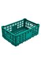 Foldable Storage Box 52L – Sturdy plastic, stackable, reinforced walls – Versatile storage for office, kitchen & garage – Pack of 2, green - 2