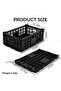 Foldable Storage Box 52L – Sturdy plastic, stackable, reinforced walls – Versatile storage for office, kitchen & garage – Pack of 1, green - 3