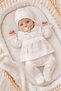 Seasonal Cotton Muslin 10 Piece Newborn Baby Girl Hospital Discharge Bodysuit Set 0-3 Months Boxed / Birth Gift - 3