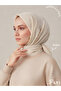 Hijab Women's Bamboo Crochet Beige Scarf - 2