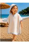 100% Cotton Muslin Pareo Towel - Baby Girl & Child Beach and Bath Towel Bathrobe Poncho (0-2 Years) - 5