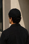 Men's Black Docker Hat Adjustable Unisex Short Beret Fisherman Sailor Cap Premium Cotton - 7