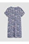 Original Collar Patterned Dress - 2