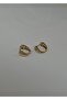 Basic Bombi̇k Gold Color Earrings 1.50 cm - 3
