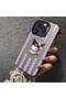 iPhone 17 Compatible Silicone Edge Hard Back Case Couple Phone Case Cartoon Pattern - 4