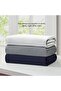 100% Cotton Double Duvet Cover Set 200x200 cm, Navy, Percale Quilt Cover with Button Closure - 5