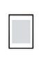 RÖDALM Frame, black, 50x70 cm