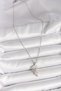316L Steel Silver Color Chain Zircon Stone Cat Model Women's Necklace - 2