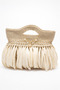 Handmade Straw Bag Raffia Bohemian Tasseled Summer Women's Bag - 4